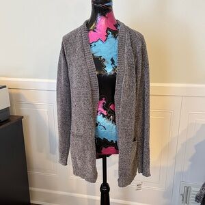 Karen Scott Heather Gray Women's Cardigan